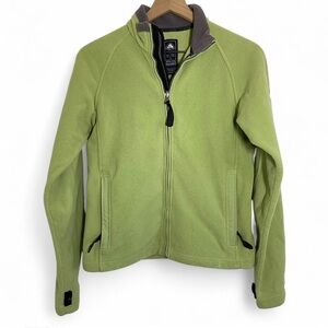 Nike AGC Women’s M Green Fleece Full Zip Jacket Pockets Outdoors Y2K